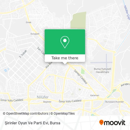 Şirinler Oyun Ve Parti Evi map