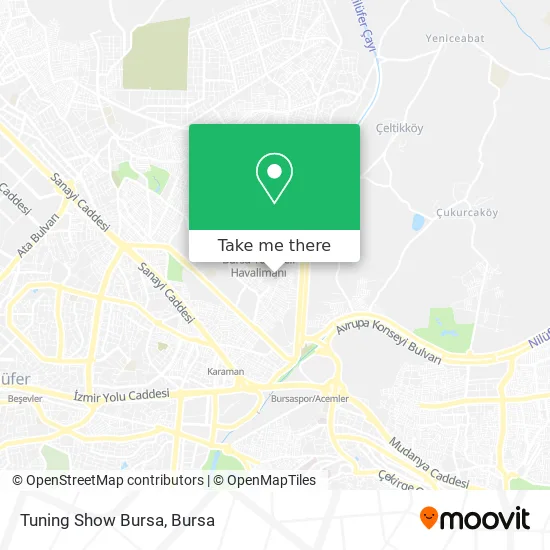 Tuning Show Bursa map