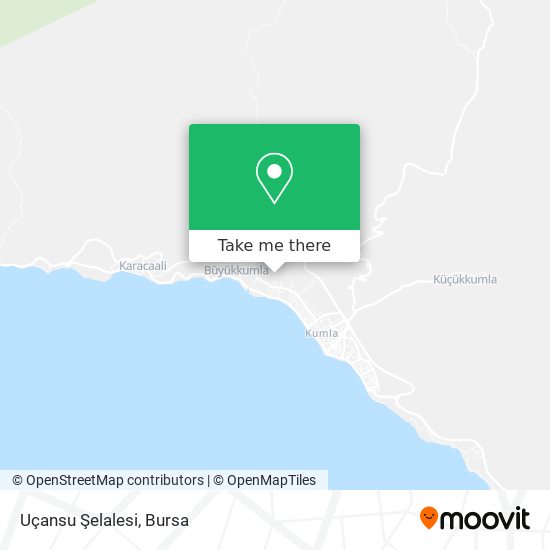 Uçansu Şelalesi map