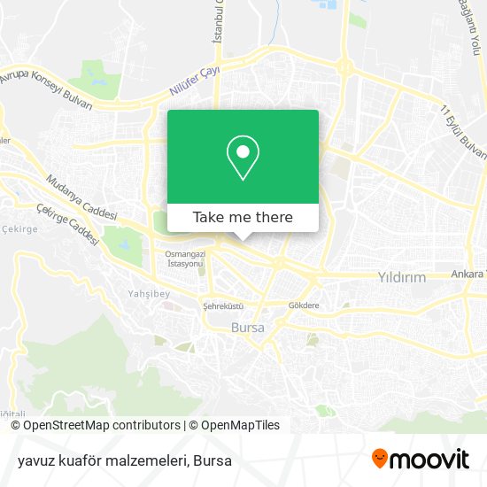 yavuz kuaför malzemeleri map