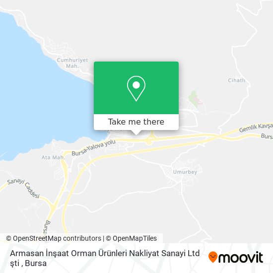 Armasan İnşaat Orman Ürünleri Nakliyat Sanayi Ltd şti map