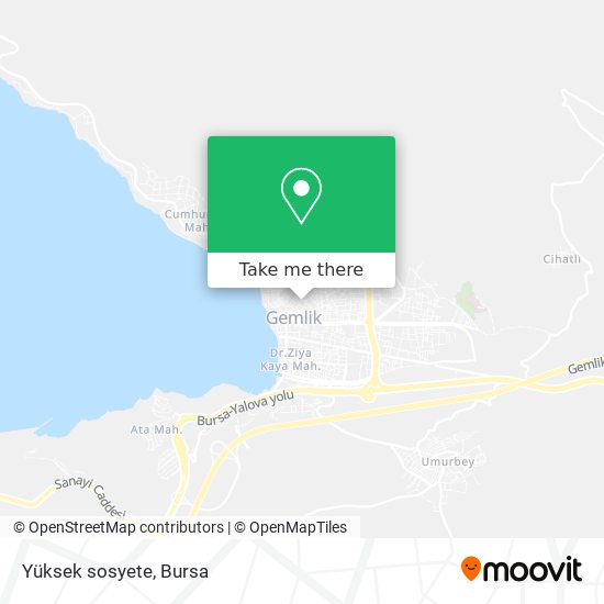 Yüksek sosyete map