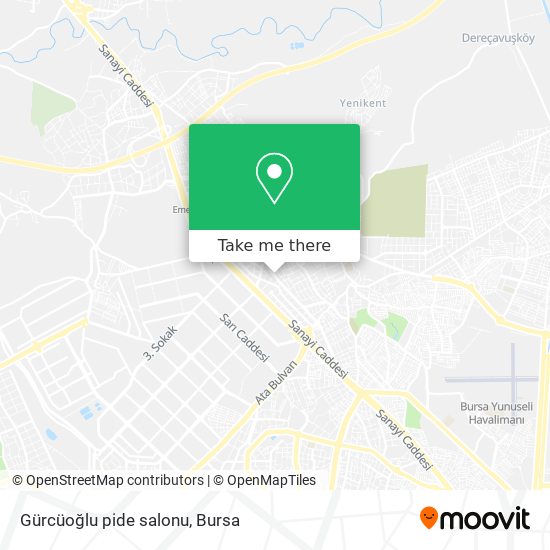 Gürcüoğlu pide salonu map