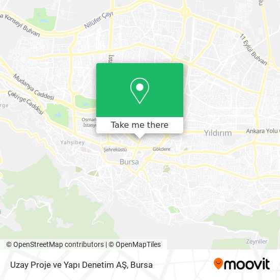 Uzay Proje ve Yapı Denetim AŞ map