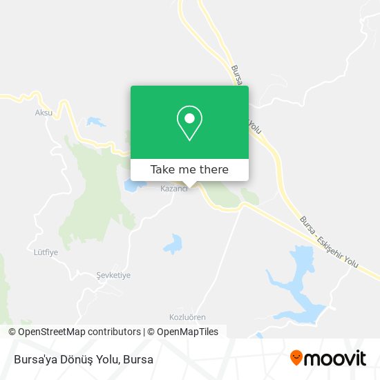 Bursa'ya Dönüş Yolu map