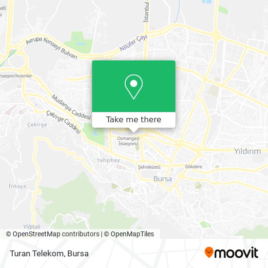 Turan Telekom map