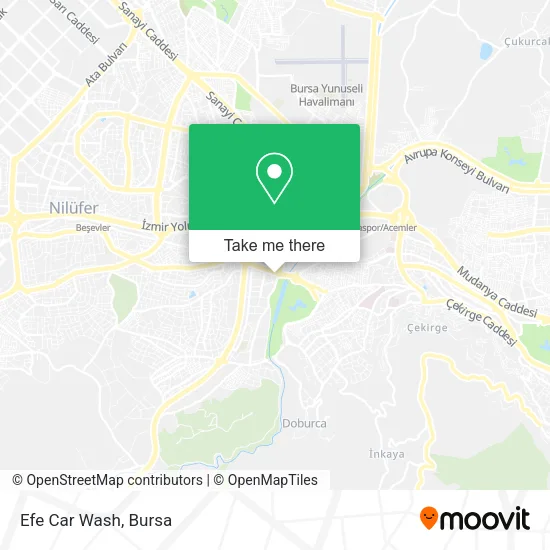 Efe Car Wash map