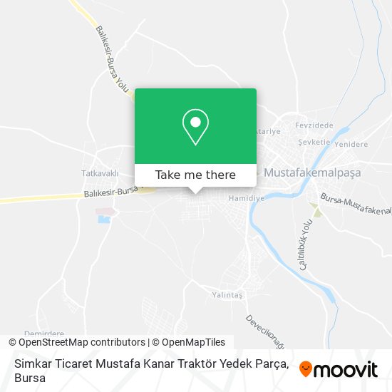 Simkar Ticaret Mustafa Kanar Traktör Yedek Parça map