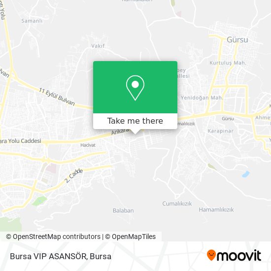 Bursa VIP ASANSÖR map