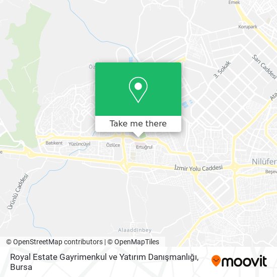 Royal Estate Gayrimenkul ve Yatırım Danışmanlığı map