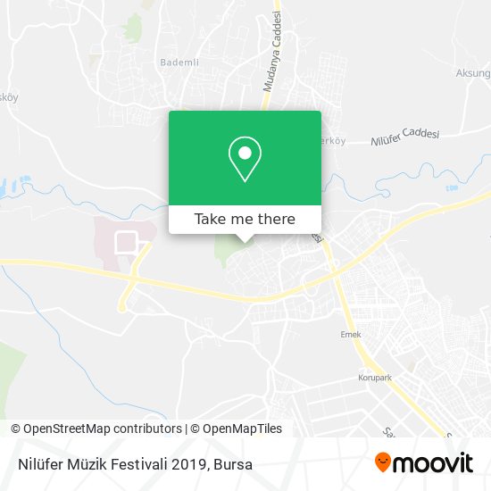Ni̇lüfer Müzi̇k Festi̇vali̇ 2019 map