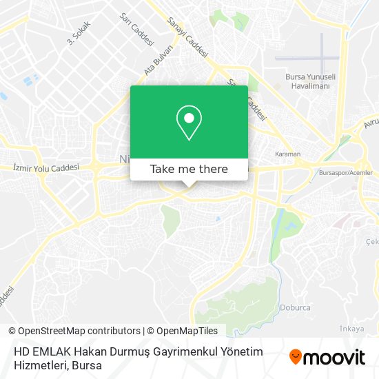 HD EMLAK Hakan Durmuş Gayrimenkul Yönetim Hizmetleri map