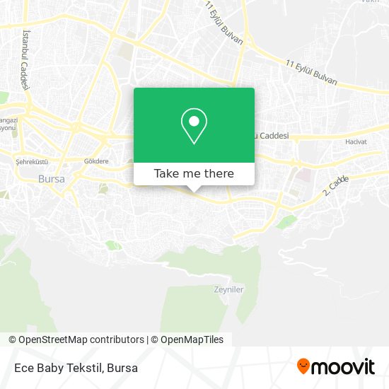 Ece Baby Tekstil map