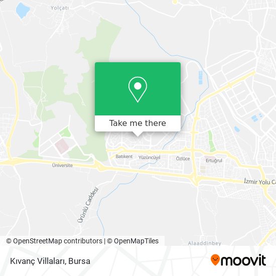 Kıvanç Villaları map