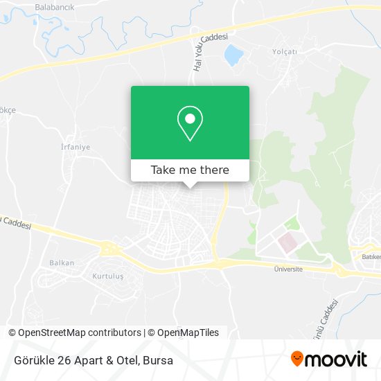 Görükle 26 Apart & Otel map
