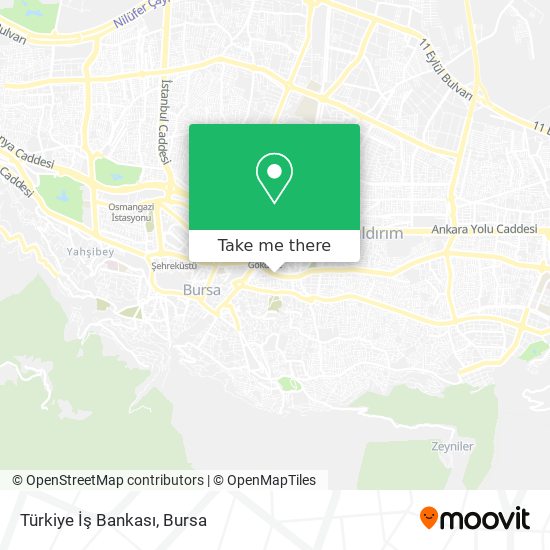 Türkiye İş Bankası map