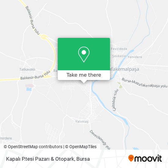 Kapalı P.tesi Pazarı & Otopark map