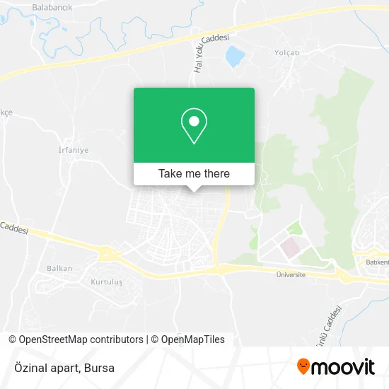 Özinal apart map