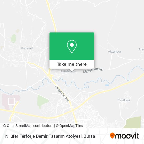 Nilüfer Ferforje Demir Tasarım Atölyesi map