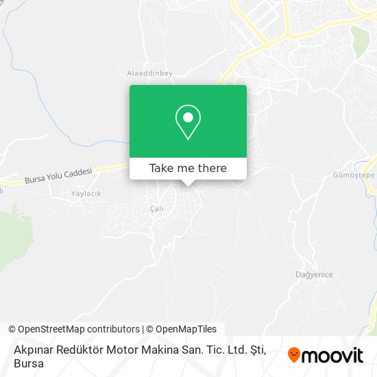 Akpınar Redüktör Motor Makina San. Tic. Ltd. Şti map