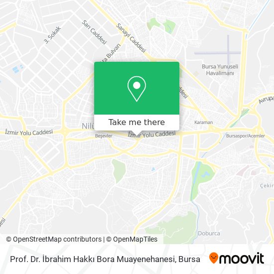 Prof. Dr. İbrahim Hakkı Bora Muayenehanesi map