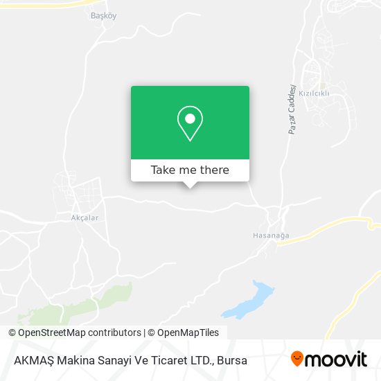 AKMAŞ Makina Sanayi Ve Ticaret LTD. map