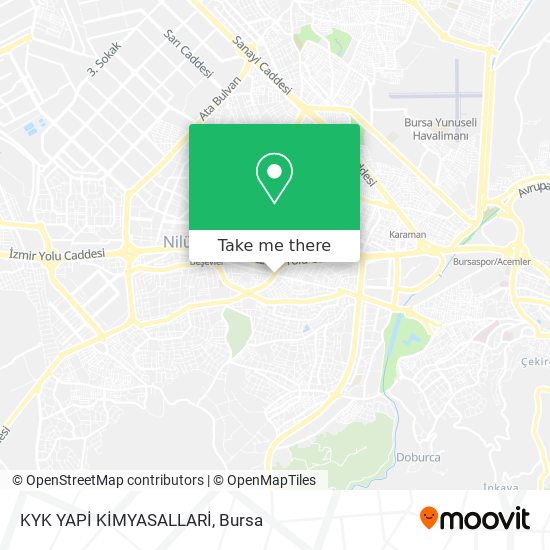 KYK YAPİ KİMYASALLARİ map