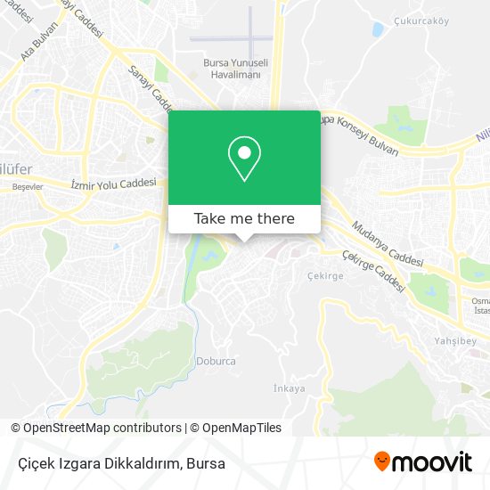 Çiçek Izgara Dikkaldırım map