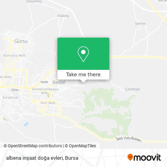 albena inşaat doğa evleri map