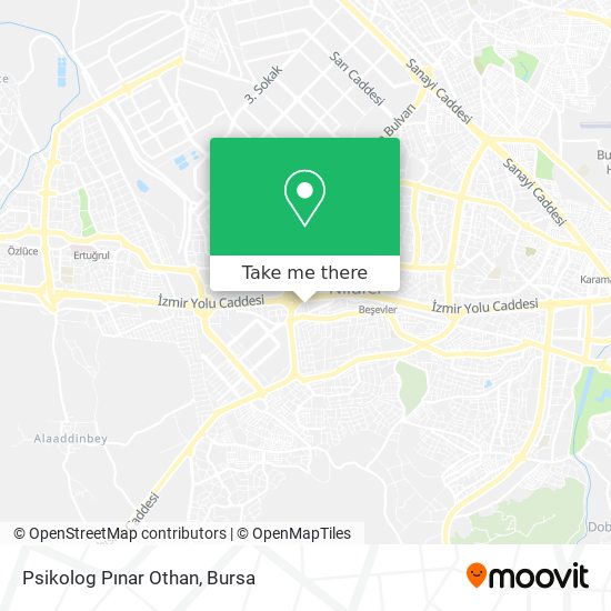 Psikolog Pınar Othan map