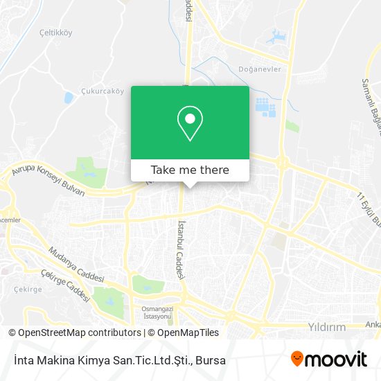 İnta Makina Kimya San.Tic.Ltd.Şti. map