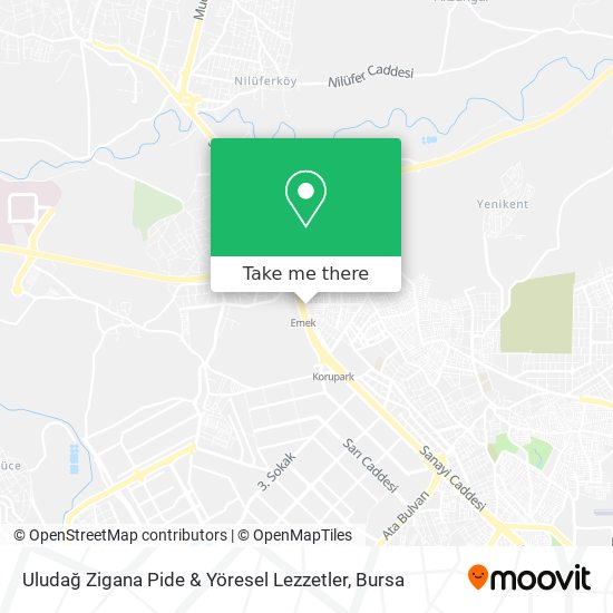 Uludağ Zigana Pide & Yöresel Lezzetler map
