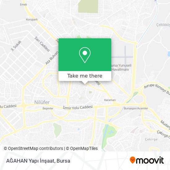 AĞAHAN Yapı İnşaat map