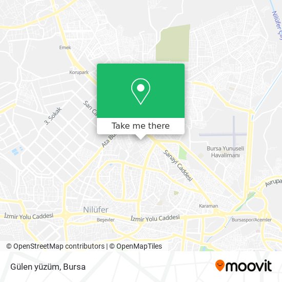 Gülen yüzüm map