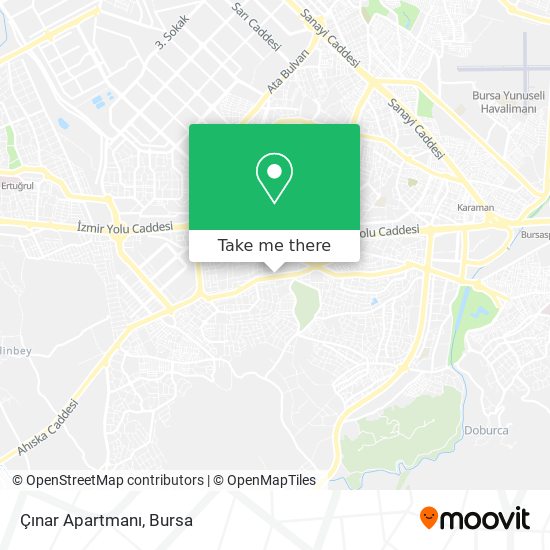 Çınar Apartmanı map