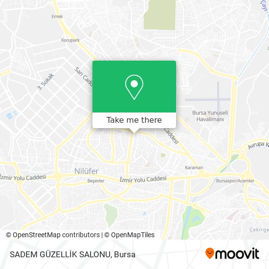 SADEM GÜZELLİK SALONU map