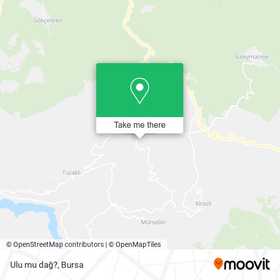 Ulu mu dağ? map