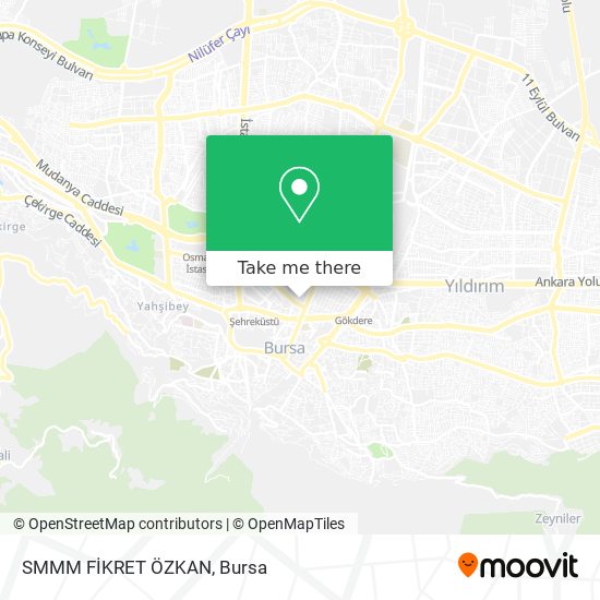 SMMM FİKRET ÖZKAN map