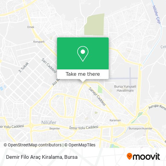 Demir Filo Araç Kiralama map