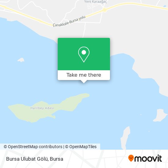Bursa Ulubat Gölü map