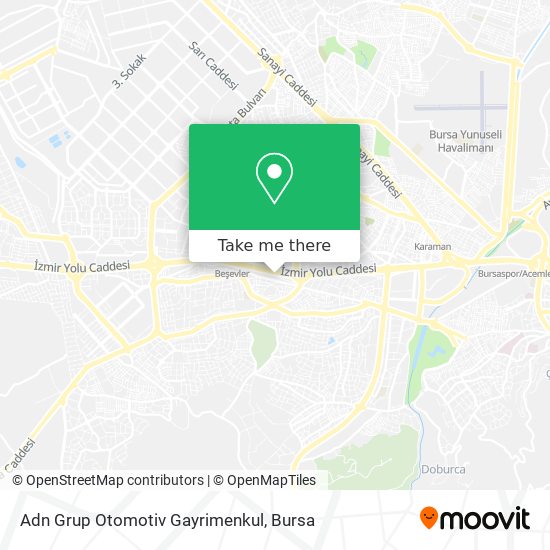 Adn Grup Otomotiv Gayrimenkul map