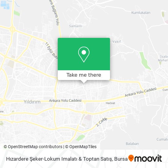 Hızardere Şeker-Lokum Imalatı & Toptan Satış map