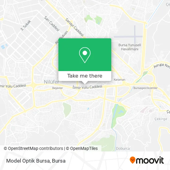 Model Optik Bursa map