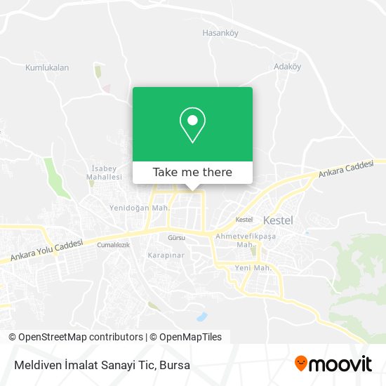 Meldiven İmalat Sanayi Tic map