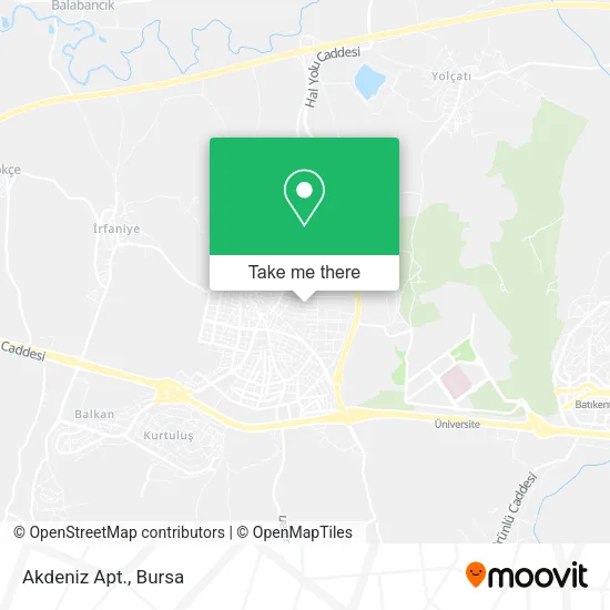 Akdeniz Apt. map
