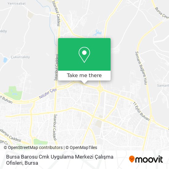 Bursa Barosu Cmk Uygulama Merkezi Çalışma Ofisleri map