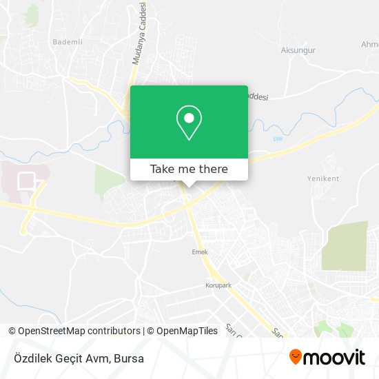 Özdilek Geçit Avm map