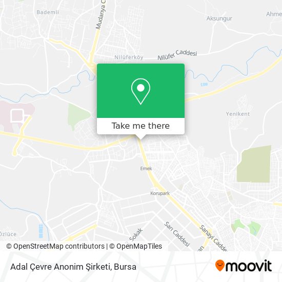 Adal Çevre Anonim Şirketi map