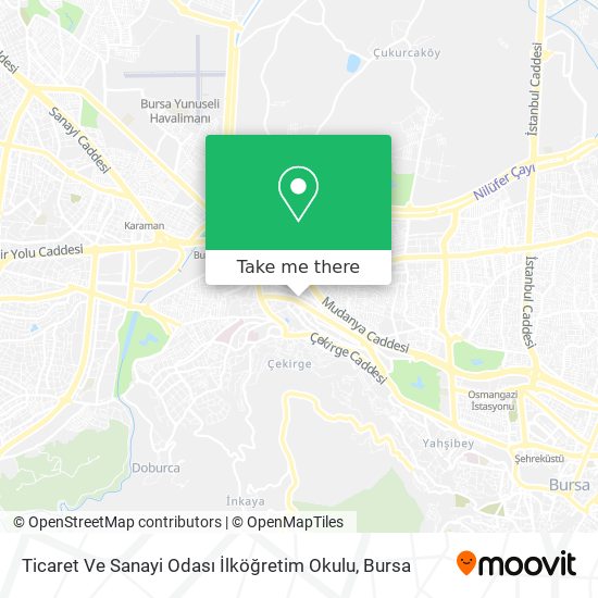 Ticaret Ve Sanayi Odası İlköğretim Okulu map