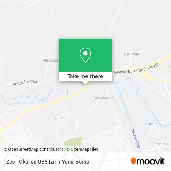 Zes - Oksijen O86 İzmir Yönü map